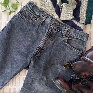 Levi's | 550 | 34 x 29 | Vintage | 1991 | Relaxed Fit Tapered Leg Denim Stone